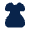 Dress Fill Icon from Mingcute Fill Set