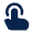 Finger Press Fill Icon from Mingcute Fill Set