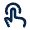 Finger Press Line Icon from Mingcute Line Set