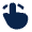 Finger Swipe Fill Icon from Mingcute Fill Set