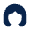 Hair Fill Icon from Mingcute Fill Set