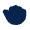 Hand Grab Fill Icon from Mingcute Fill Set