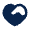 Heart Hand Fill Icon from Mingcute Fill Set
