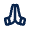 Pray Line Icon from Mingcute Line Set