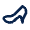 Shoe 2 Line Icon from Mingcute Line Set