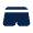 Shorts Fill Icon from Mingcute Fill Set