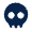 Skull Fill Icon from Mingcute Fill Set
