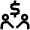 Dollar Meeting Icon from Atlas Line Set
