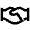Handshake Hand Gesture Icon from Atlas Line Set