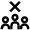 Xmark Group People Icon from Atlas Line Set
