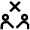 Xmark Meeting Icon from Atlas Line Set