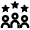 Accounts Group Star Rating Icon from Atlas Line Set