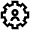 Cogwheel Settings Account Icon from Atlas Line Set