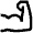 Muscle Arm Fitness Icon from Atlas Line Set