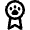 Animal Pet Badge Icon from Nova Line Set