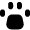 Animal Track Paw Mark Icon from Nova Solid Set