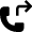 Phone Action Forward Icon from Nova Solid Set