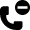 Phone Action Subtract Remove Icon from Nova Solid Set