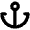Download free Anchor Simple Bold PNG, SVG vector icon from Phosphor Bold set.