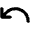 Arrow Arc Left Bold Icon from Phosphor Bold Set