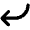 Arrow Bend Down Left Bold Icon from Phosphor Bold Set