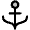 Anchor Duotone Icon from Phosphor Duotone Set