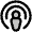 Apple Podcasts Logo Duotone Icon from Phosphor Duotone Set