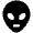 Download free Alien Fill PNG, SVG vector icon from Phosphor Fill set.