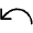 Arrow Arc Left Light Icon from Phosphor Light Set