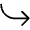 Arrow Bend Down Right Light Icon from Phosphor Light Set