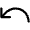 Arrow Arc Left Icon from Phosphor Regular Set