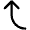 Arrow Bend Left Up Icon from Phosphor Regular Set