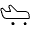 Airplane Taxiing Thin Icon from Phosphor Thin Set