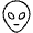 Download free Alien Thin PNG, SVG vector icon from Phosphor Thin set.
