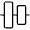 Align Center Vertical Thin Icon from Phosphor Thin Set