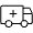 Download free Ambulance Thin PNG, SVG vector icon from Phosphor Thin set.