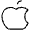 Apple Logo Thin Icon from Phosphor Thin Set