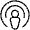 Apple Podcasts Logo Thin Icon from Phosphor Thin Set