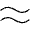 Approximate Equals Thin Icon from Phosphor Thin Set