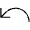 Arrow Arc Left Thin Icon from Phosphor Thin Set