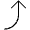 Arrow Bend Right Up Thin Icon from Phosphor Thin Set