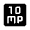 10mp Fill Icon from Rounded Fill - Material Symbols Set