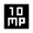 10mp Fill Icon from Sharp Fill - Material Symbols Set