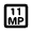 11mp Icon from Rounded Line - Material Pro Set