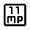 11mp Icon from Rounded Line - Material Symbols Set