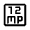 12mp Icon from Outlined Line - Material Symbols Set