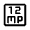 12mp Icon from Rounded Line - Material Symbols Set
