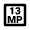 13mp Icon from Outlined Line - Material Pro Set