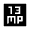 13mp Fill Icon from Sharp Fill - Material Symbols Set