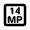 14mp Icon from Rounded Line - Material Pro Set